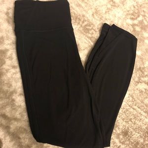Athleta Black Mesh 7/8